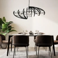 Hanglamp Terra ovaal zwart><noscript><img width=