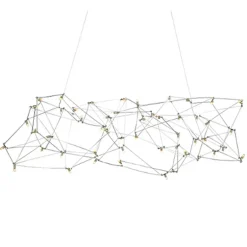 Hanglamp Universe staal 125+2x downlight>Straluma New