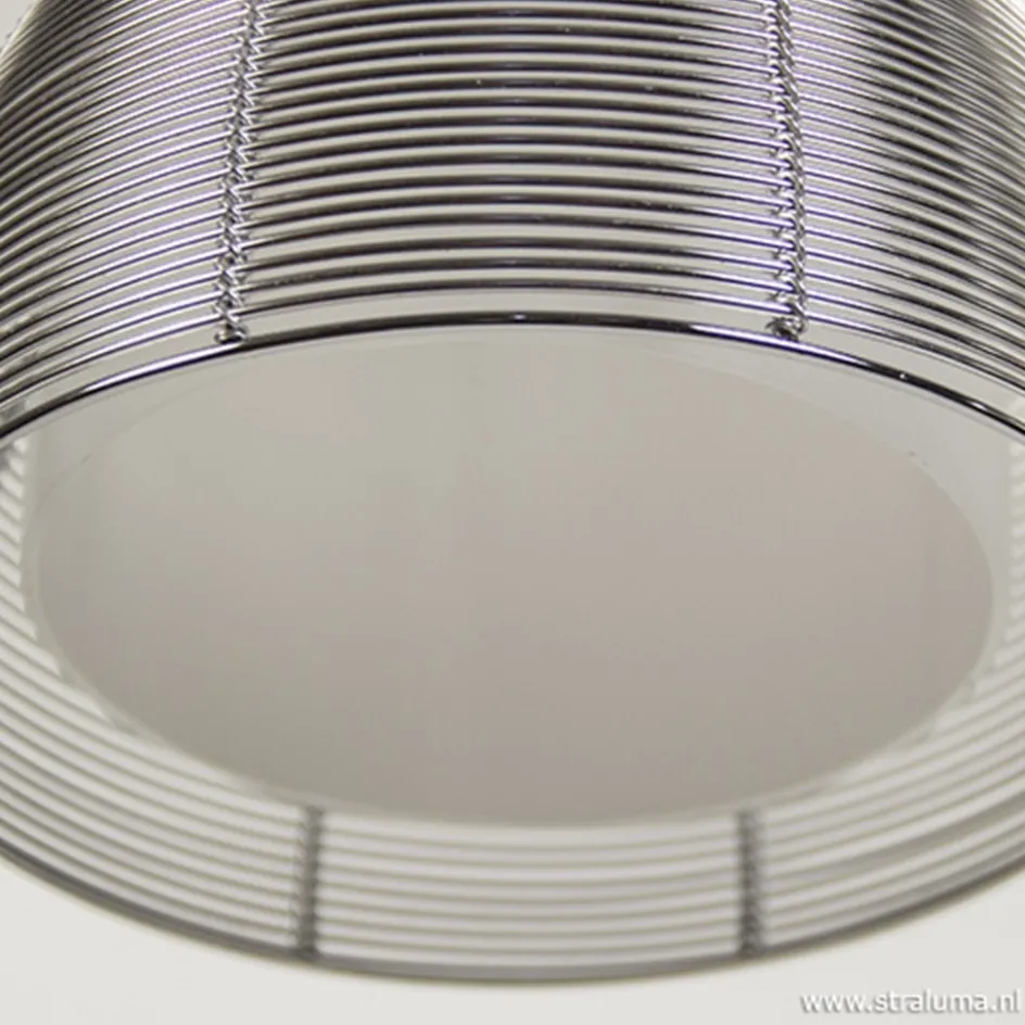 Hanglamp Whires alu/wit>Straluma Outlet