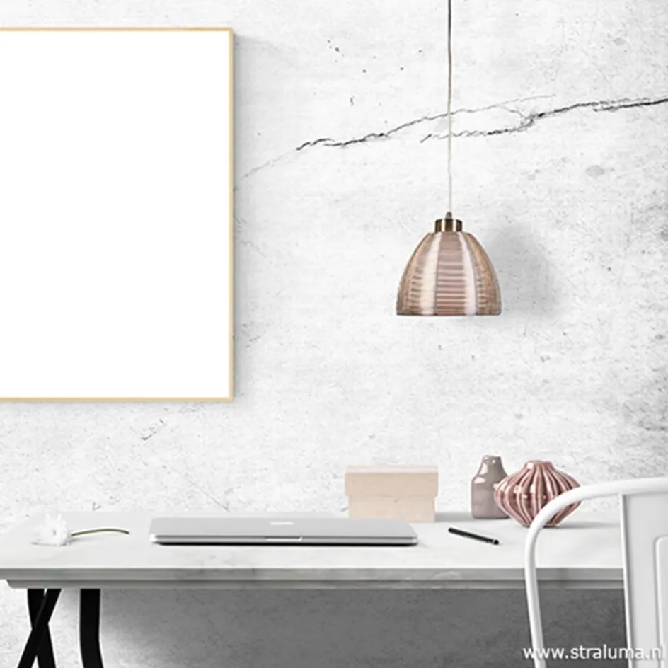 Hanglamp Whires alu/wit>Straluma Outlet