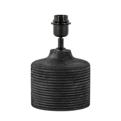 Houten lampvoet Paolu zwart exclusief kap>Straluma Clearance