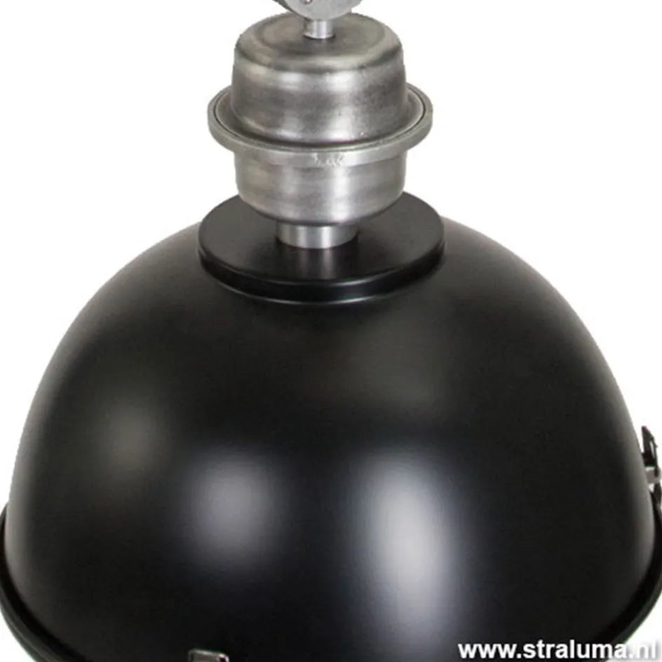 Industriele hanglamp zwart voor eettafel>Straluma Clearance