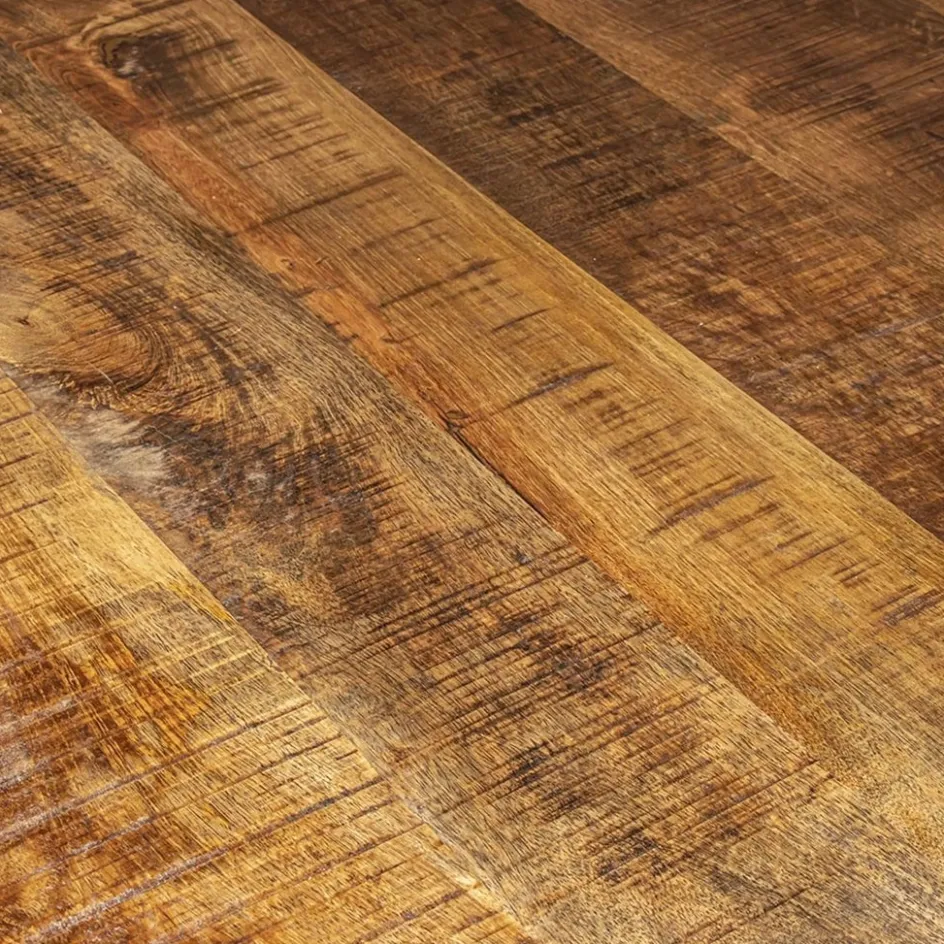 Industriële eettafel mangohout met zwart 160x90 cm>Straluma Sale