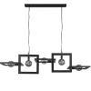Industriële hanglamp mat zwart metalen frame>Straluma Hot