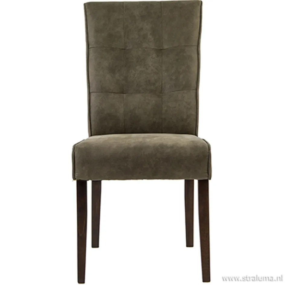 Klassiek landelijke eetkamerstoel olijf, poot koloniaal>Straluma Sale