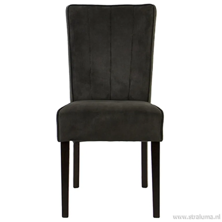 Klassiek landelijke eetkamerstoel grijs>Straluma Outlet