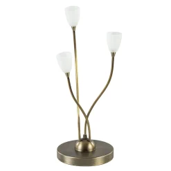 Klassieke LED tafellamp brons met dim to warm functie>Straluma Sale