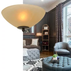 Klassieke plafonnière Bolzano bruin><noscript><img width=