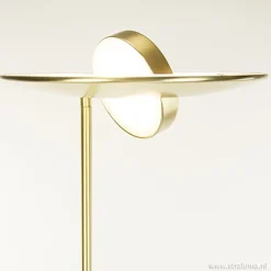 Klassieke vloerlamp Zenith LED messing><noscript><img width=