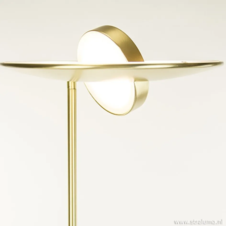 Klassieke vloerlamp Zenith LED messing>Straluma Best