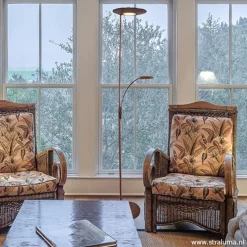 Klassieke vloerlamp Zenith LED Brons><noscript><img width=