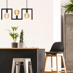Kleine eettafel hanglamp zwart frame><noscript><img width=
