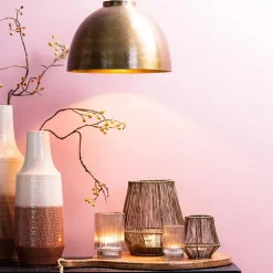 Kleine hanglamp Kylie oud brons 30 cm><noscript><img width=