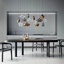 Kleine hanglamp Nostalgia smoke glas inclusief LED><noscript><img width=