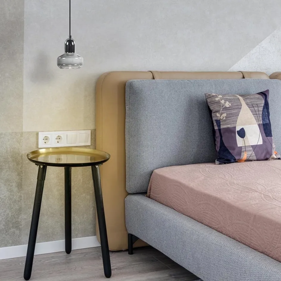 Kleine hanglamp smoke glas inclusief LED GU10>Straluma Outlet