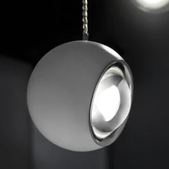 Kleine Italiaanse design hanglamp LED bol Spider wit><noscript><img width=