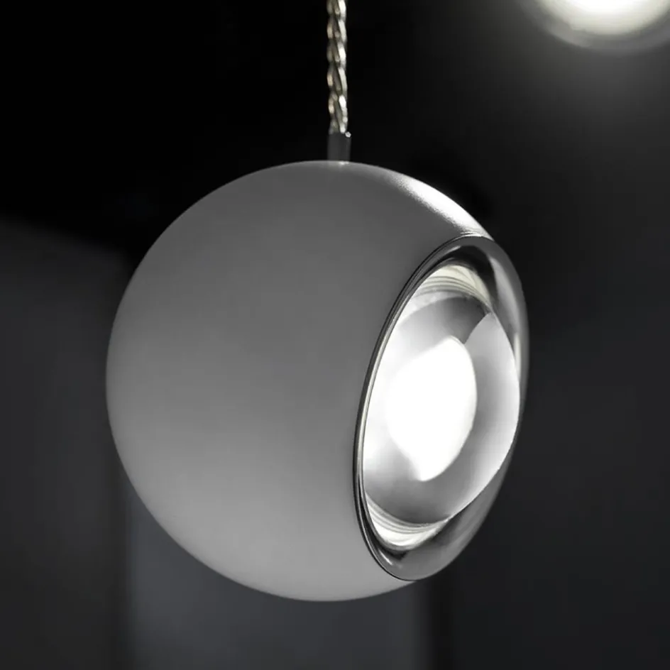 Kleine Italiaanse design hanglamp LED bol Spider wit>Straluma Best