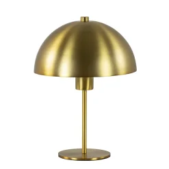 Kleine retro tafellamp Merel antiek brass>Straluma Online