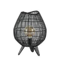 Kleine tafellamp Yumi mat zwart>Straluma Hot