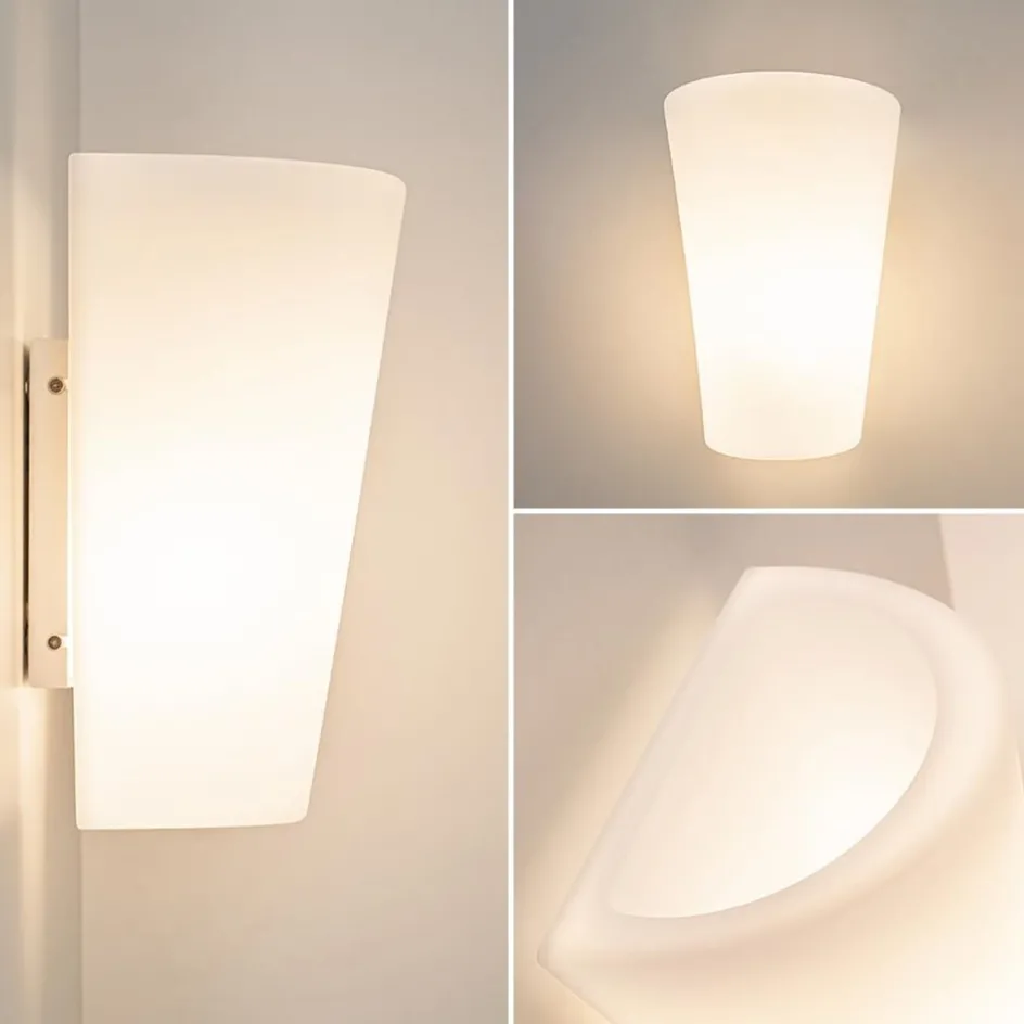 Kunststof buitenlamp wit IP54>Straluma Hot