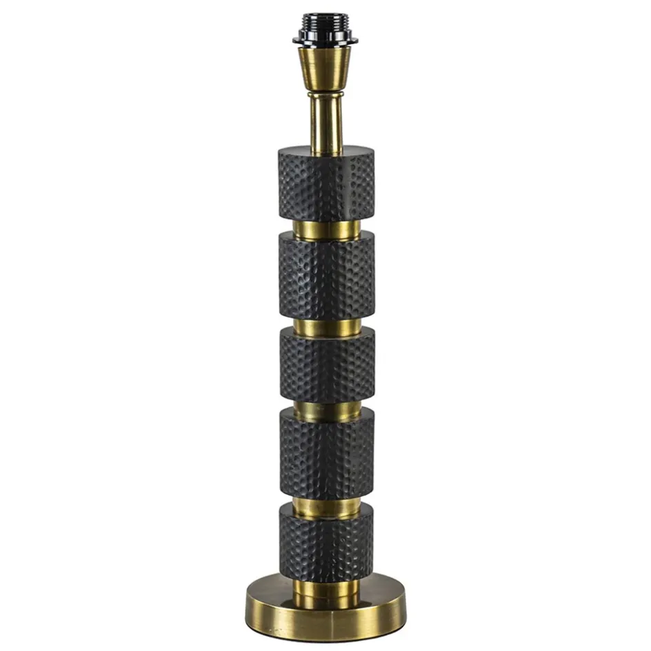 Lampvoet Azoyu zwart/brons exclusief kap>Straluma New