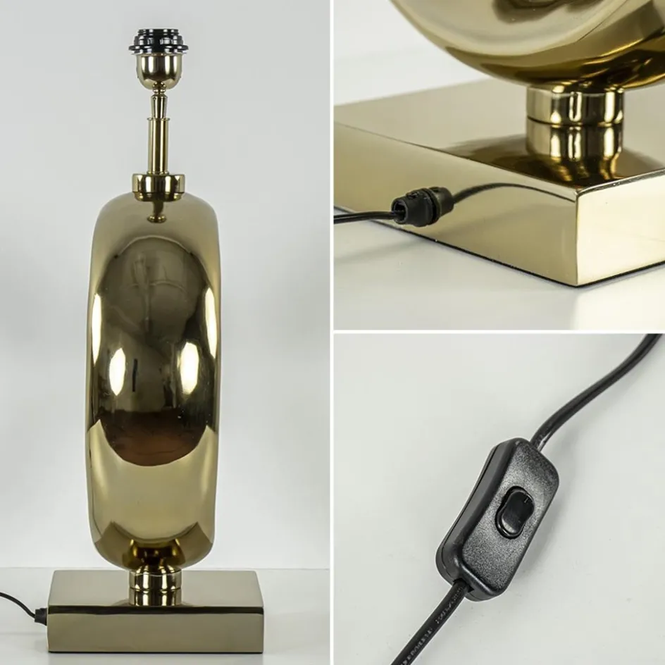 Lampvoet light gold glossy metaal>Straluma Hot
