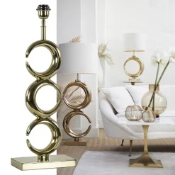 Lampvoet Maan light gold glossy metaal><noscript><img width=