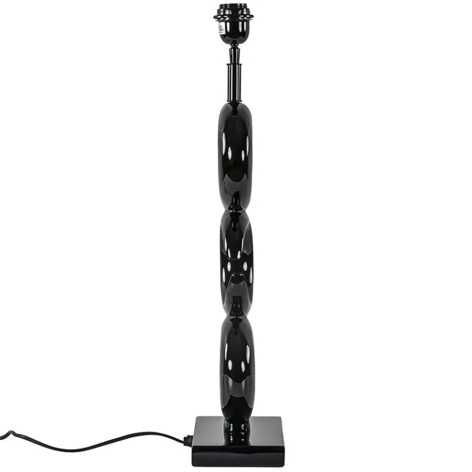 Lampvoet Maan shiny zwart exclusief kap>Straluma Best