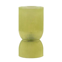 Landelijke Light and Living tafellamp olijfgroen op batterijen Phoebe>Straluma