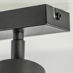 Langwerpige GU10 5-lichts opbouwspot mat zwart><noscript><img width=