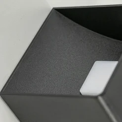 LED buitenlamp oplaadbaar zwart vierkant><noscript><img width=