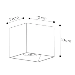 LED buitenlamp oplaadbaar zwart vierkant><noscript><img width=