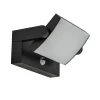 LED buitenlamp zwart met draaibare kap en sensor>Straluma Hot