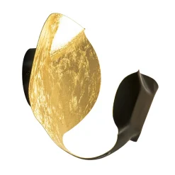 LED design wand/plafondlamp brons met goldleaf>Straluma New