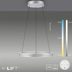 LED hanglamp aluminium met E-Lift functie>Straluma Outlet