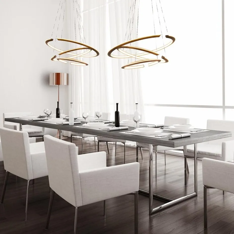 LED hanglamp ringen mat zwart>Straluma