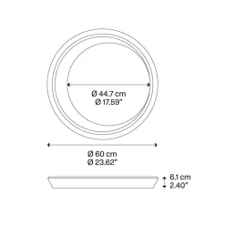 LED plafondlamp Tidal mat zwart><noscript><img width=