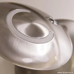 LED wandlamp staal met dimmer><noscript><img width=