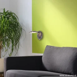 LED wandlamp staal met dimmer><noscript><img width=