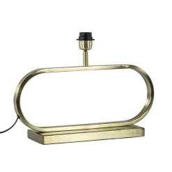 Licht and Living lampvoet Jamiro licht goud ovaal>Straluma Discount