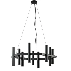 12-Lichts design hanglamp 6-hoekig mat zwart>Straluma Clearance