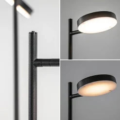 2-Lichts design vloerlamp LED op batterij dimbaar><noscript><img width=