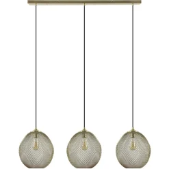 3-Lichts hanglamp Moroc goud Light and Living>Straluma