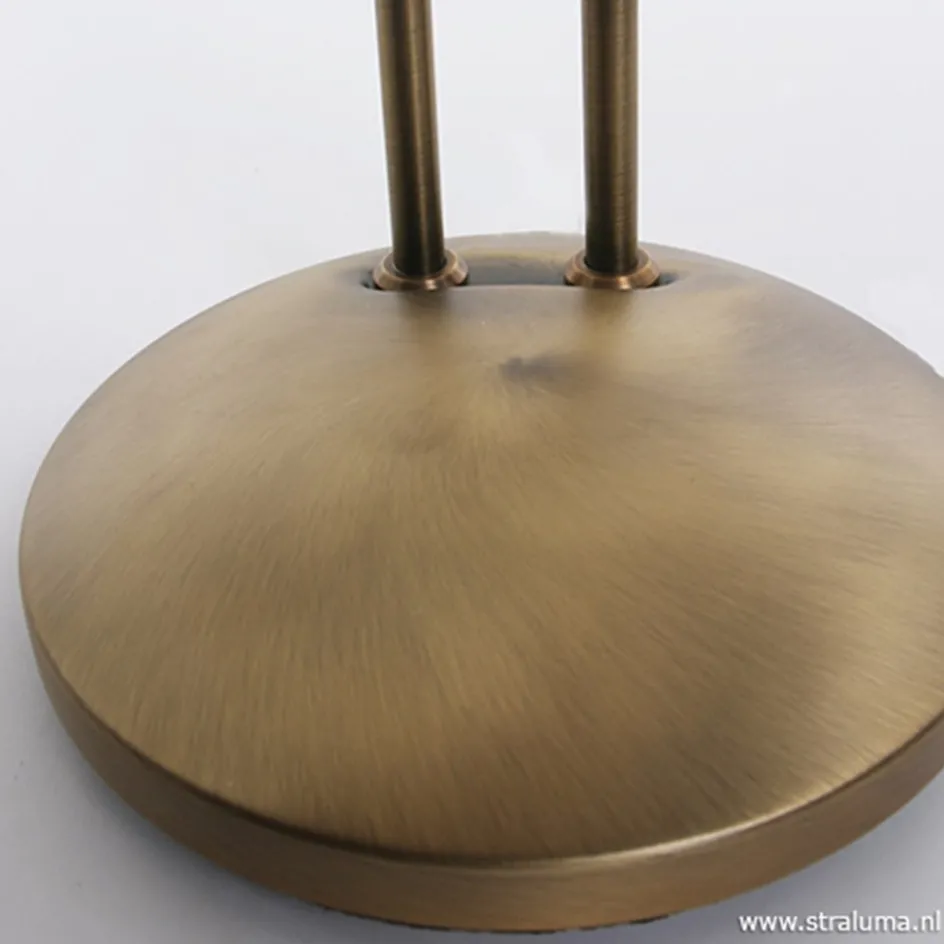 2-Lichts leeslamp brons LED dimbaar>Straluma Best