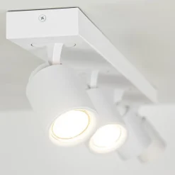 4-Lichts plafondspot balk wit metaal><noscript><img width=