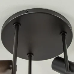 3-Lichts plafondspot rond zwart GU10 mini><noscript><img width=