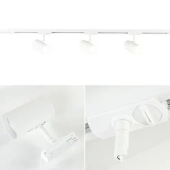 3-Lichts railsysteem wit 1-fase><noscript><img width=