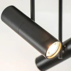 2-Lichts ronde opbouwspot met cilinders zwart><noscript><img width=