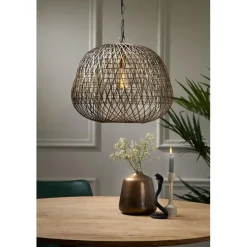 Light & Living hanglamp Alwina brons draad><noscript><img width=