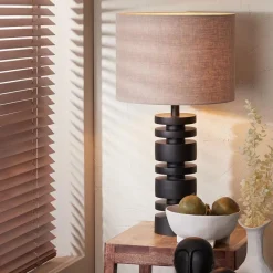 Light & Living lampvoet Desley mat zwart><noscript><img width=